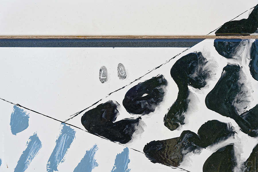 Signature de Le Corbusier avec ses empreintes digitales