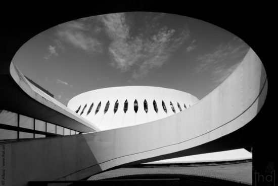 The Oscar Niemeyer space in Le Havre