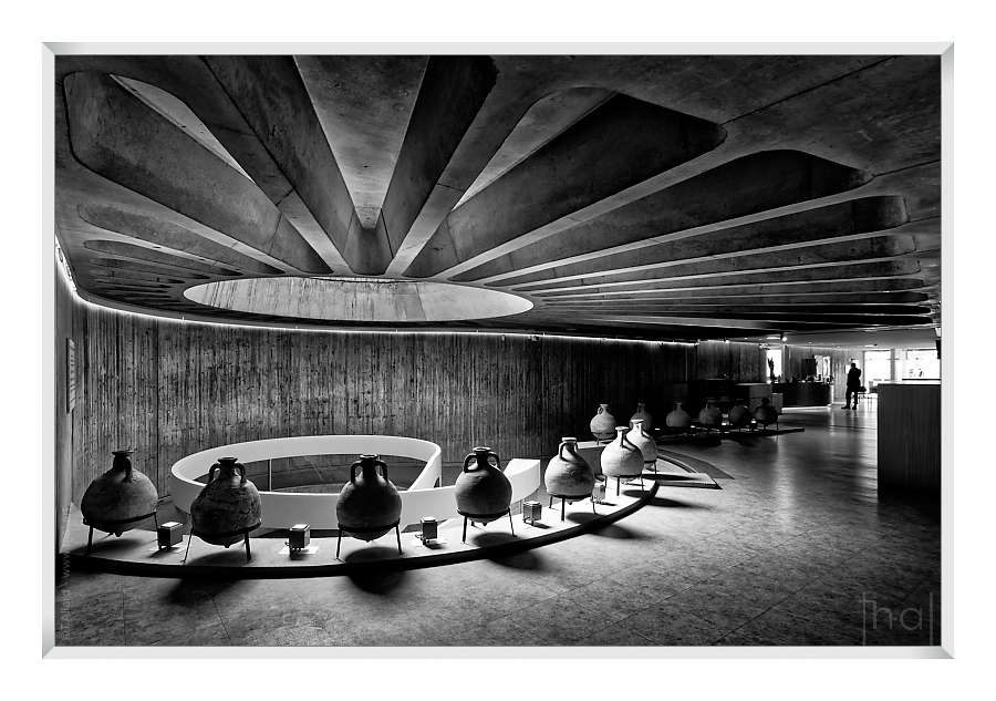 Spiral access to the Lugdunum museum