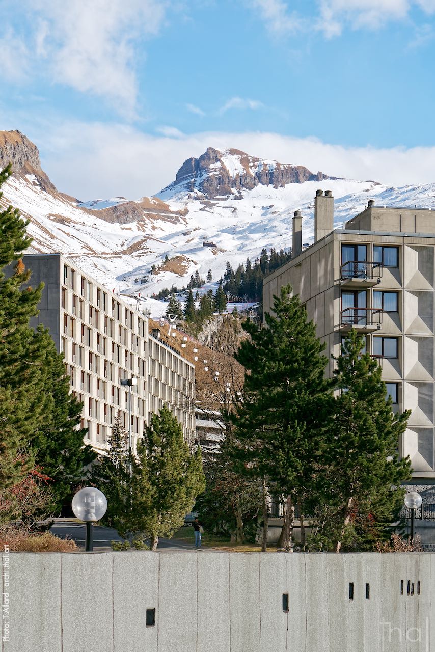 Architecture of the Flaine resort