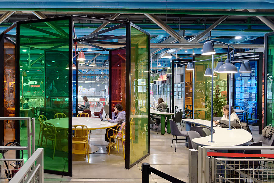 Café central du Centre Pompidou à Paris