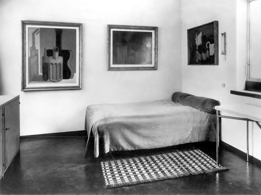 Le Corbusier purist bedroom in 1930