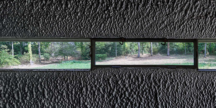 fenestrons dans un couloir