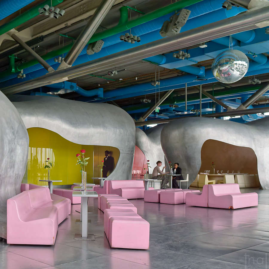 intérieur du restaurant Georges du Centre Pompidou à paris