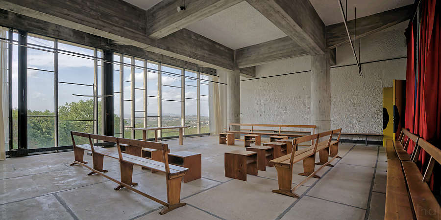Salle du chapitre du couvent de la Tourette