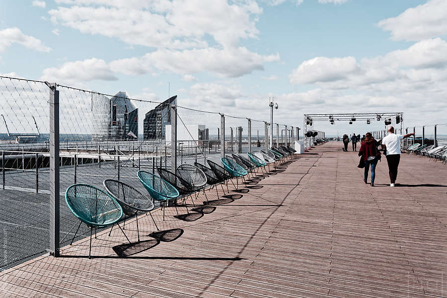 terrasse sur le toit de la Grande Arche